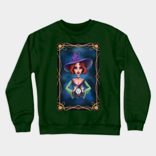 Ginger hair taurus witch Crewneck Sweatshirt